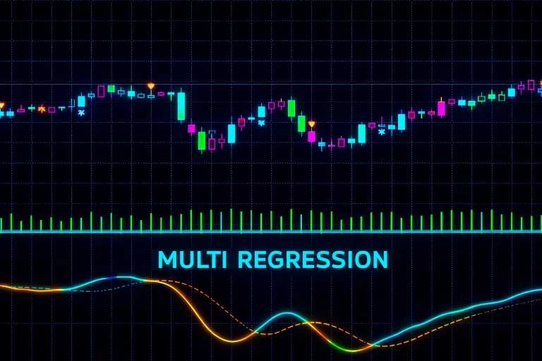 ST Multi Regression: Operando a Inclinação Institucional com o Indicador ST Multi Regression Grátis para MT5